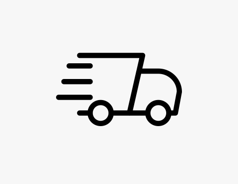 Fast shipping icon – delivery truck graphic